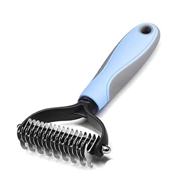 Бурштук для собак та котів EdirFtra, щітка для грумінгу, видалення підшерстка, 17 * 9 см