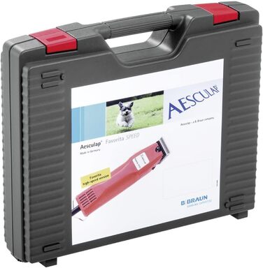 Професійний шерстьостригач Agrarzone Edition Aesculap Favorita Speed для собак та коней | Набір з насадкою | Потужний німецький тример для тварин