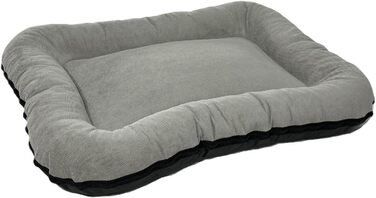 Матрац для собак KIM, ліжко для собак, подушка для собак, диван для собак, можна прати (M 80x60 см, сірий) M 80x60 см сірий