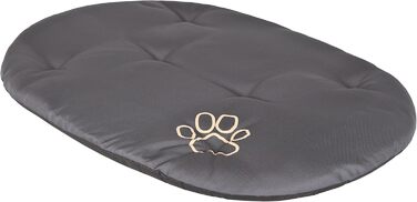 Крісло-ліжко для собак Hobbydog R6PODGRA3, сіре, 75 x 58 см