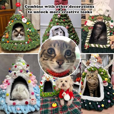 Кігтеточка-будиночок для котів Filzzelt з іграшками та підстилкою, для дому та вулиці