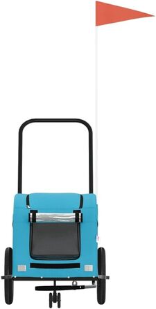 Трансформер для собак з рамою з емальованої сталі, Oxford-тканина, PVC-дах, вантажопідйомність до 45 кг, Model93956 (синій, 125 x 52 x 53 см)