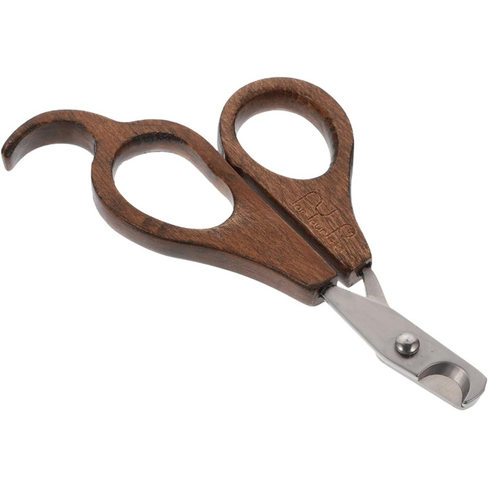 Набір з 3 шт. ножиці для стрижки кігтів домашнім тваринам BESPORTBLE - для собак, котів, дерев'яні, коричневі