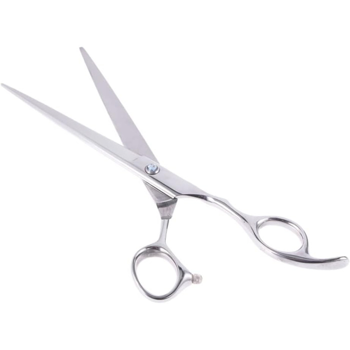 Ножиці для грумінгу собак та котів, безпечні, ергономічні, срібні. Розмір 1