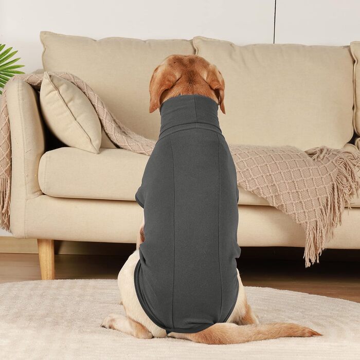 Теплий зимовий пуловер для собак, чорний, XXL. Зручний пуловер-мандель для маленьких, середніх та великих собак. Ідеальний для активного відпочинку та прогулянок на вулиці.