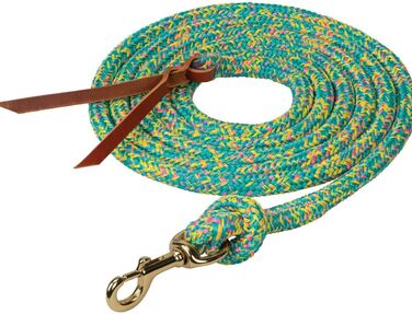Масляний нагрудник Weaver Leather Rough Out для дорослих, поліестер, ковбойський повідок із карабіном, 1,6 см x 3 м