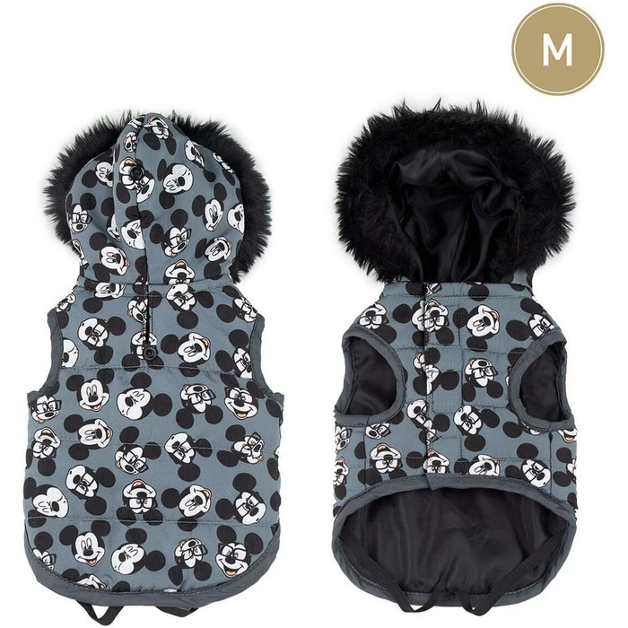 Зимовий теплий накид для собак Cerdá ForFanPet Mickey Mouse - офіційна ліцензія Disney, розмір M