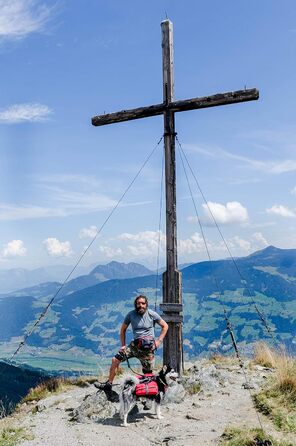 iEnergy™ MAL Hunderucksack: Водонепроникний рюкзак для собак – зручний та добре об'ємний для походів (маленький)