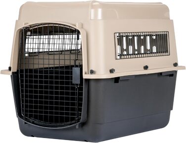 Переноска для собак Trixie Vari Kennel V 81 см, чорна/бежева