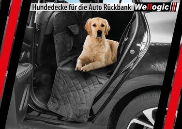 Накидка для собак у машину, захист заднього сидіння, килимок для собак, водовідштовхувальна, стійка до подряпин, універсальна