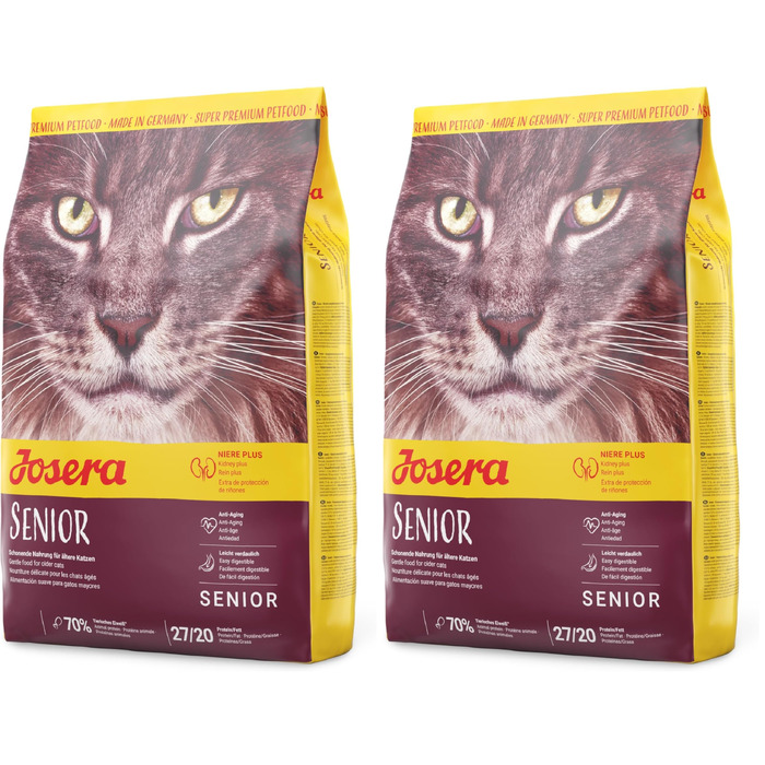 Сухий корм для літніх котів JOSERA Senior, без пшениці, 10 кг