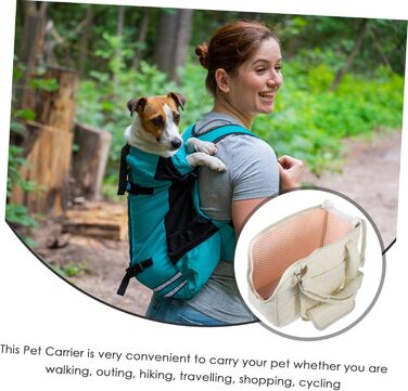 Транспортна сумка для котів та собак INOOMP: міцна, складана, з кишенею, для подорожей