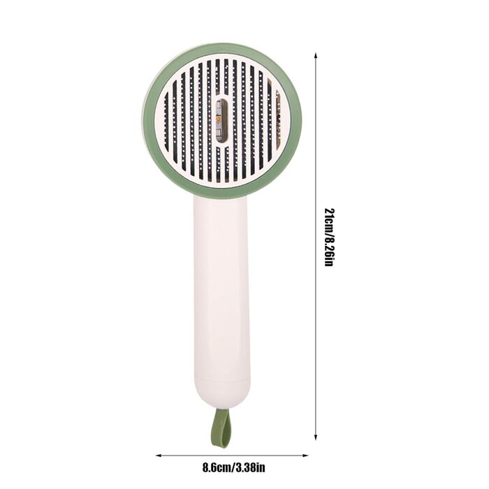 Пінсель для грумінгу собак та котів | Масажний гребінець для кошенят | Пінсель Slicker з UV-захистом та кнопкою для випускання шерсті