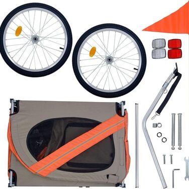 Фаркоп для собак, велосипедний фаркоп, складний фаркоп для собак, відбиваючий фаркоп для велосипеда