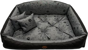 Ортопедичне ліжко для собак Dogs4Life: м'яке, миється, з можливістю персоналізації (S-XXL)