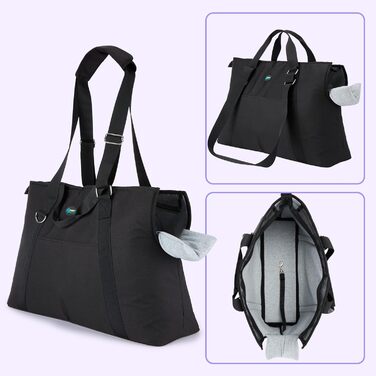 Сумка-переноска для собак великих порід Ownpets, для котів та собак, до 25 кг, з підкладкою та страхувальним ремінцем, підходить для перельотів