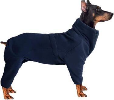 Зимовий теплий одяг для собак, тепла куртка з коміром, блискавка, регульована застібка, м'який флісовий халат для маленьких та середніх собак, прогулянки, походи, сон, розмір M