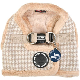 Шлея для малих і середніх собак Puppia Shepherd Harness B, регульована, комфортна, бежева, розмір L