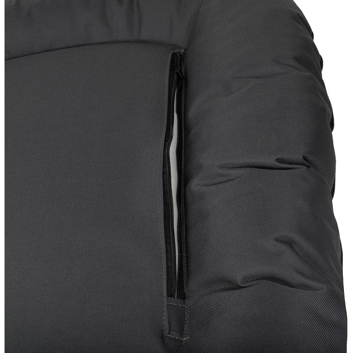 Водонепроникне лежанка для собак, килимок з кодури | Внутрішнє та зовнішнє використання, для маленьких собак | Сірий колір, розмір S: 70 x 50 см