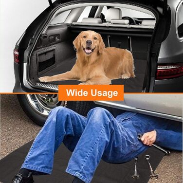 Захист вантажного простору CICMOD для собак: антиковзаюча підстилка в багажник авто (чорний)