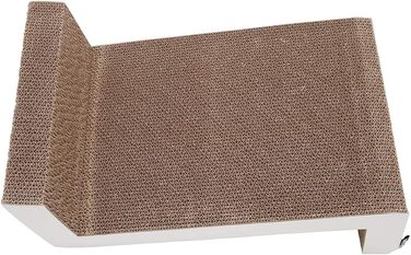 Диван-когтеточка District 70-4727 - когтеточка з гофрокартону, білий, розмір L (60 x 35 x 18 см)