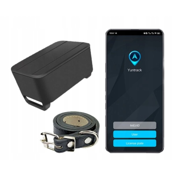 GPS-нашийник-локатор для собак з акумулятором 1200mAh, SOS-функція, керування через додаток, без абонплати