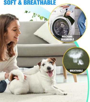 Набір для догляду за собакою Kkiimatt 10-в-1: гамак, триммер, пилка, щітка, XXL (до 45,4 кг), хакі