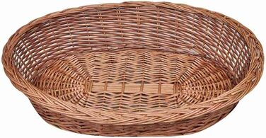 Корзина для тварин Festnight Weide: ліжко для собак та котів, 90x64x20 см, натуральний колір