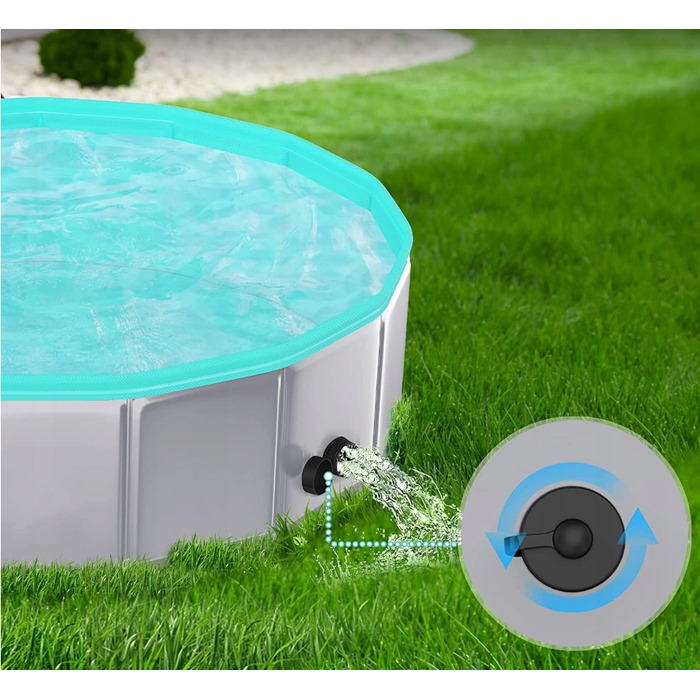 Складаний басейн-загін для собак та тварин XXL (100 см) для саду та двору