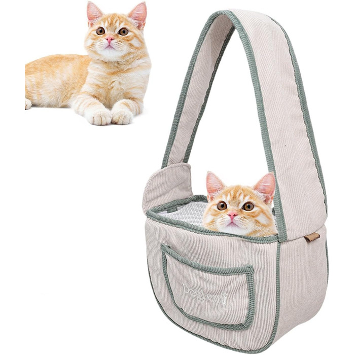 Сумка-переноска для собак та котів – водонепроникна, дихаюча, легка переноска для прогулянок | Для маленьких тварин