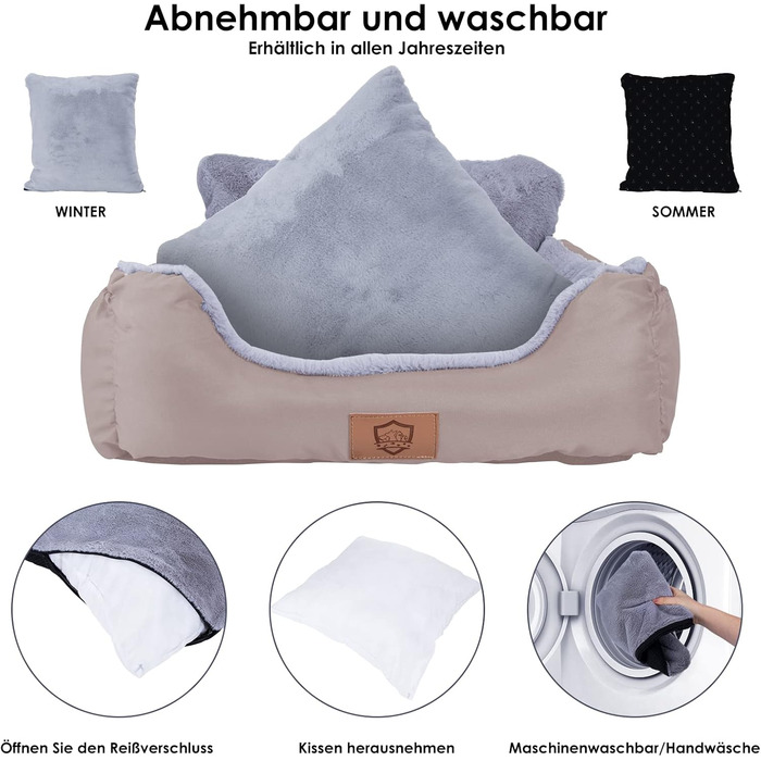 Зонєма ZNM Сидіння для собаки 2 в 1: автокрісло та переноска. Безпечне, водонепроникне, з регульованим ременем та сумкою для зберігання.