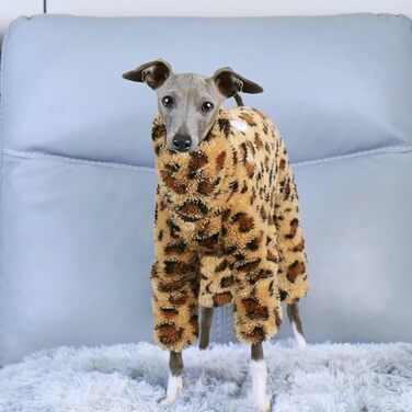 Піжама для собак Віппет, тепла, коричнева, розмір S