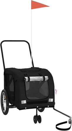 Фаркоп-причіп для собак Gecheer: міцний, з тканини Oxford та дахом з ПВХ, для безпечних та комфортних поїздок з домашніми тваринами