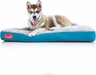 Ортопедичне ліжко для домашніх тварин із подрібненого Memory Foam, сумісне з клітками, знімний чохол, розмір M, для собак, котів, кроликів