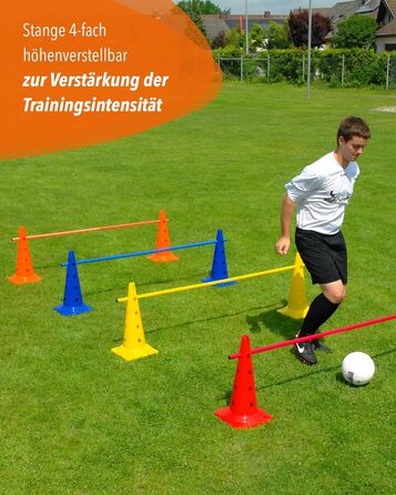 Набір для аджиліті SPORTIKEL24: 4 перешкоди для собак, коней та дітей (50 см, 100 см)