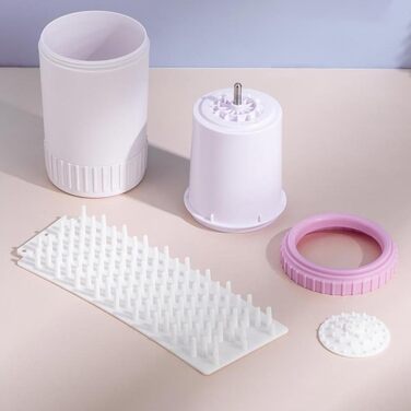 Миска для миття лап собак, очищувач лап, силіконовий мийник для лап, рожевий