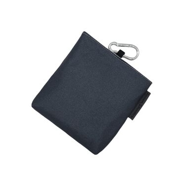 Сумка для ласощів для собак з магнітом та карабіном з ламінованої бавовни - сіра