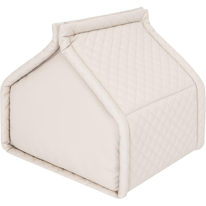 Будинок для собак та котів, великий, 42 x 32 см, бежевий