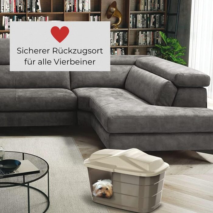 Кішка та собака: Будинок/Корзина для тварин Outdoor/Indoor, Вологостійкий пластик