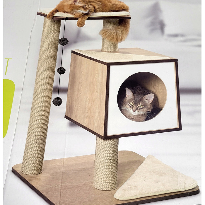 Великий ігровий комплекс-дряпалка для котів Zoofari 56/A20