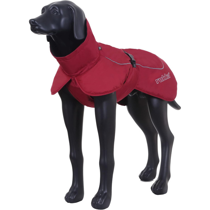 Дощовик для собак Rukka Pets Stormy Coat, бордовий, 65 см
