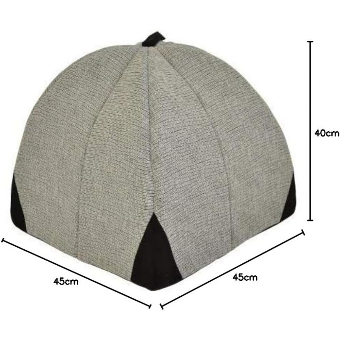 Кішка/песик Нанук: затишна печерка для котів та маленьких собак, 45 см