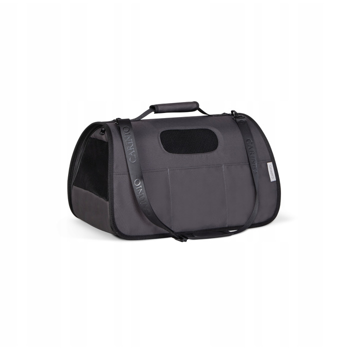 Універсальний переноска для собак Carinio, чорна, 50 x 28 x 28 см