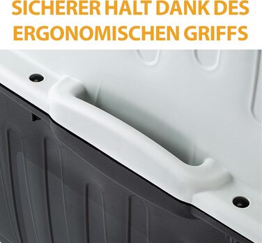 Переноска для собак Ferplast Atlas 60, сіра, 61 x 91 x 68 см, для середніх собак