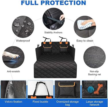 Захист багажника для собак Tesla Model Y 2020-2024, водовідштовхуючий, міцний, легкий у догляді
