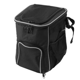 Кошик для собак Hamwesh, великий, водонепроникний, дихаючий, 29x30x37 см, легко миється, універсальний для подорожей та кемпінгу, чорний