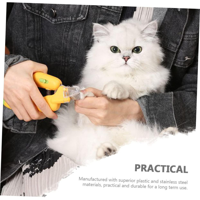 Професійний кусачок для нігтів з підсвічуванням для собак та котів. Ергономічний кусачок для нігтів, швидке та безпечне підстригання.