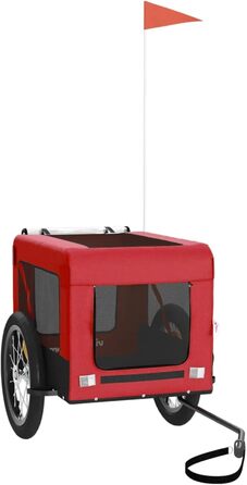 Причіп для велосипеда Gecheer: вантажний, для собак, червоний, 63x123x66 см