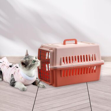 Складана переноска для собак Rockible, переноска для котів та кошенят, оранжевого кольору