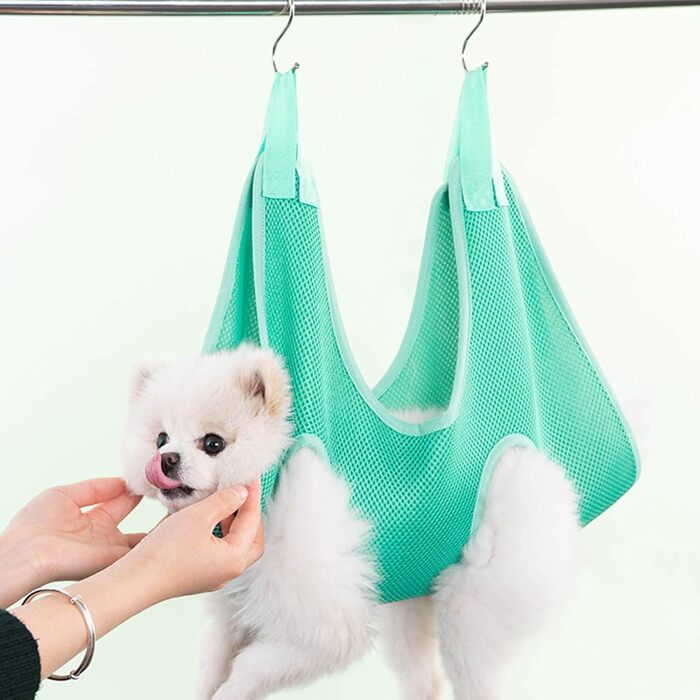 Набір для грумінгу домашніх тварин, гамак для грумінгу собак, маленький та середній розмір, червоний колір